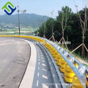 Easy install roller barrier system / safety rolling barrier / guardrails